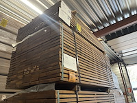 Ca. 133x guyana ipé planken geschaafd, 25x145mm, lengte 155cm - afbeelding 4 van  4
