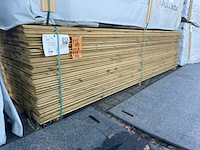 Ca. 133x vuren channelsiding geïmpregneerd, 18x145mm, lengte 300cm - afbeelding 4 van  4