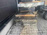 Ca. 135x douglas design- triple- deens profiel zwart gecoat, 22x142mm, lengte 400cm - afbeelding 1 van  3