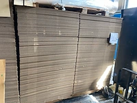Ca. 135x grote verzenddozen, dubbelgolf, bruin, 100x100x40cm