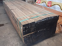 Ca. 135x hardhouten paal, 7 x 7 x 350 cm - afbeelding 1 van  6