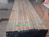 Ca. 135x hardhouten paal, 7 x 7 x 350 cm - afbeelding 2 van  6