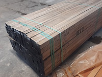 Ca. 135x hardhouten paal, 7 x 7 x 350 cm - afbeelding 3 van  6