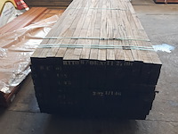 Ca. 135x hardhouten paal, 7 x 7 x 350 cm - afbeelding 5 van  6