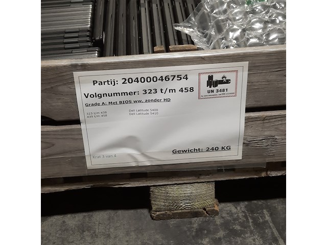 Ca. 135x laptop, dell, o.a. latitude 5400 - afbeelding 3 van  12