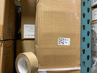 Ca. 135x rol papier plakband, bruin
