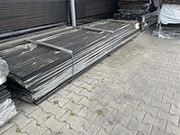 Ca. 135x vuren design profiel zwart gecoat, 22x142mm, lengte 360cm - afbeelding 2 van  3
