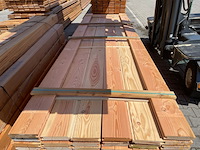 Ca. 136x douglas wisselsponning, 18x190mm, lengte 400cm