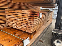 Ca. 138x douglas wisselsponning/halfhoutsrabat, 18x190mm, lengte 400cm - afbeelding 2 van  3