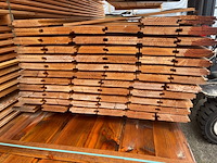 Ca. 138x douglas wisselsponning/halfhoutsrabat, 18x190mm, lengte 400cm - afbeelding 3 van  3