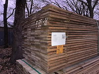 Ca. 138x guyana teak beschoeiingsplanken , 22x150mm, lengte 250cm - afbeelding 4 van  4