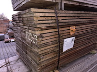 Ca. 138x guyana teak beschoeiingsplanken , 22x150mm, lengte 250cm - afbeelding 4 van  4