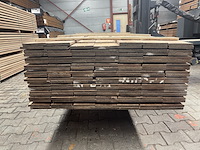 Ca. 138x guyana teak planken geschaafd , 16x140mm, lengte 450cm - afbeelding 3 van  3