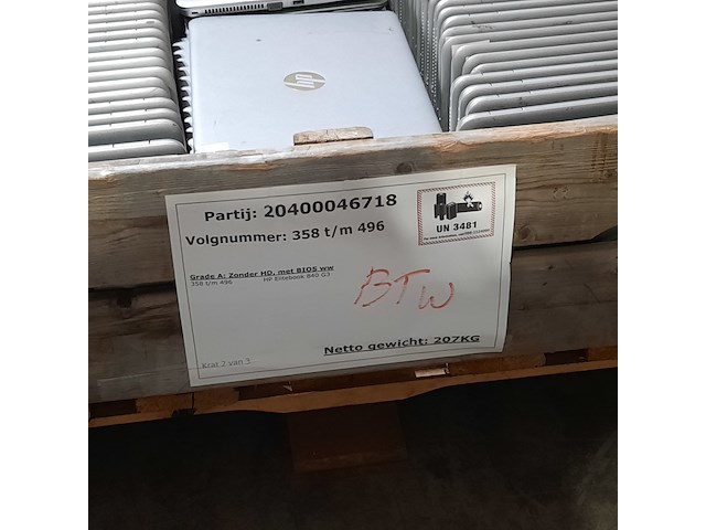 Ca. 139x laptop, hp, elitebook 840 g3 - afbeelding 3 van  13