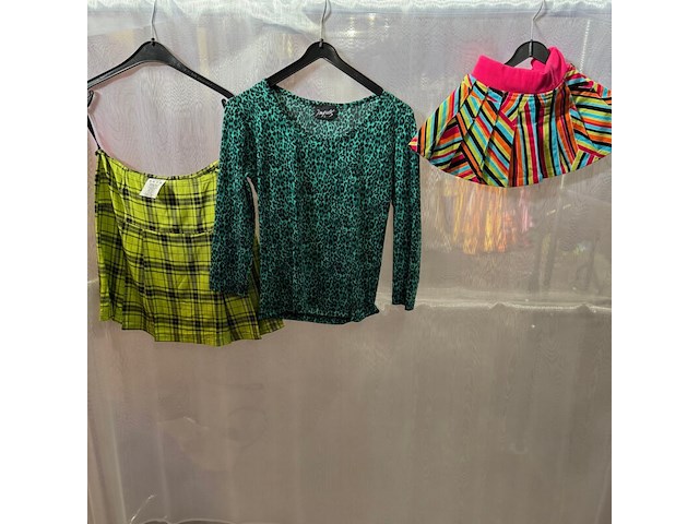 Ca. 139x meisjes neon r&r pantershirtjes - afbeelding 4 van  5
