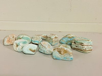 Ca. 13x blue caribbean calcite gepolijst - afbeelding 2 van  5
