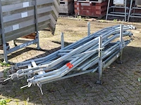 Ca. 13x bordestrap leuning, layher, allround | 257 cm, in transportbok - afbeelding 2 van  8