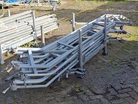 Ca. 13x bordestrap leuning, layher, allround | 257 cm, in transportbok - afbeelding 5 van  8