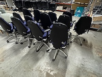 Ca. 13x bureaustoel rh, logic 300, blauw, met armleggers - afbeelding 4 van  12
