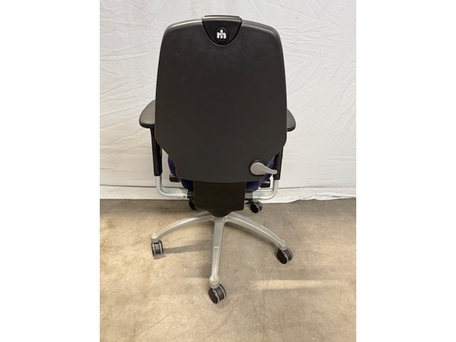 Ca. 13x bureaustoel rh, logic 300, blauw, met armleggers - afbeelding 7 van  12