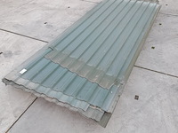 Ca. 13x damwandplaat, groen, lengte ca. 250-350 cm - afbeelding 2 van  4