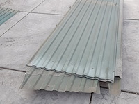 Ca. 13x damwandplaat, groen, lengte ca. 250-350 cm - afbeelding 4 van  4