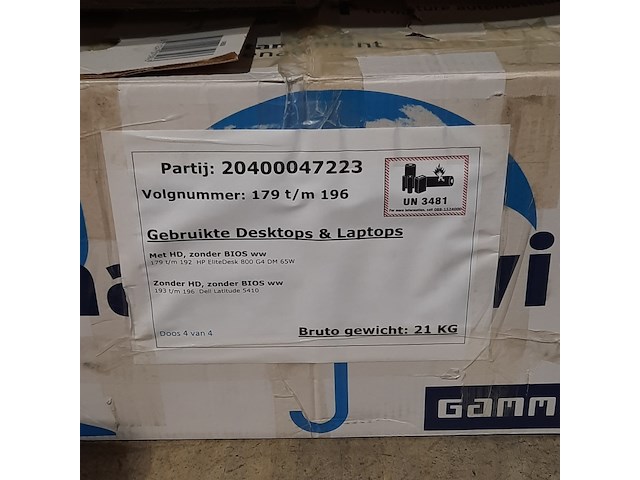 Ca. 13x desktop, hp, o.a. prodesk 600 - afbeelding 2 van  12