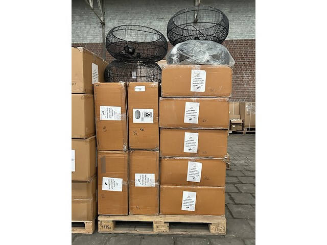 Ca. 13x hanglamp crate & cargo, zwart - afbeelding 1 van  5