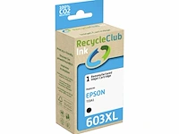 Ca. 13x inktcartridge compatibel epson 603xl, recycleclub, zwart