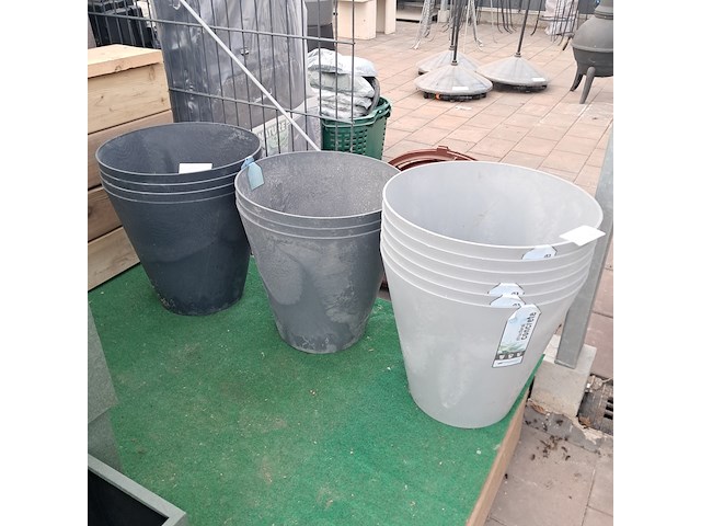 Ca. 13x kunststof bloempot, prosper plast - afbeelding 2 van  9