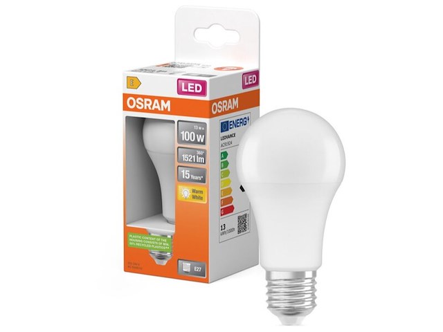 Ca. 13x led lamp e27 13w osram, star classic a100 - afbeelding 1 van  2
