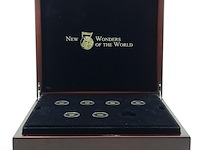 Ca. 13x munt, 14 karaats, new 7 wonders of the world - afbeelding 1 van  27