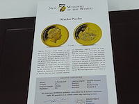 Ca. 13x munt, 14 karaats, new 7 wonders of the world - afbeelding 14 van  27