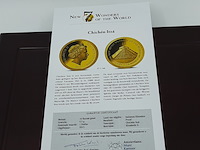 Ca. 13x munt, 14 karaats, new 7 wonders of the world - afbeelding 15 van  27