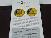 Ca. 13x munt, 14 karaats, new 7 wonders of the world - afbeelding 16 van  27