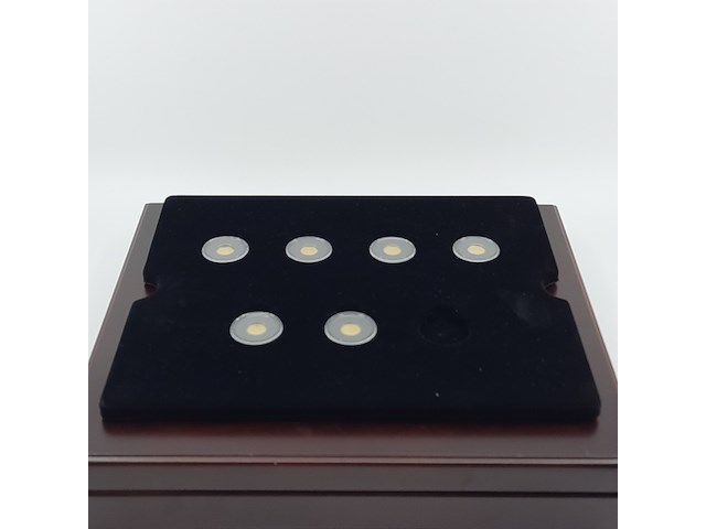 Ca. 13x munt, 14 karaats, new 7 wonders of the world - afbeelding 12 van  27