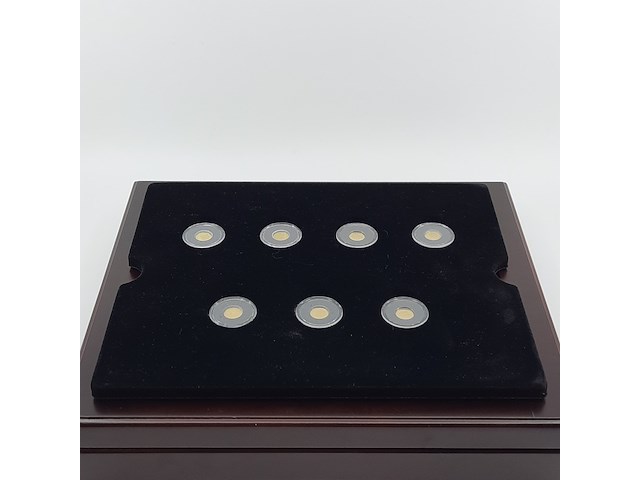 Ca. 13x munt, 14 karaats, new 7 wonders of the world - afbeelding 27 van  27