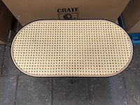 Ca. 13x rotan bijzettafel, crate & cargo - afbeelding 3 van  5