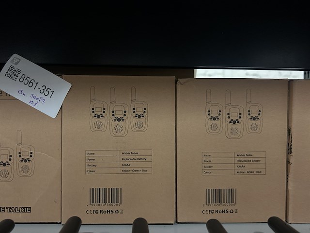 Ca. 13x set van 3 walkie talkies bluemay - afbeelding 4 van  4