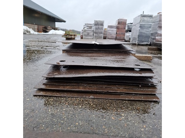 Ca. 13x stalen rijplaat - afbeelding 5 van  9