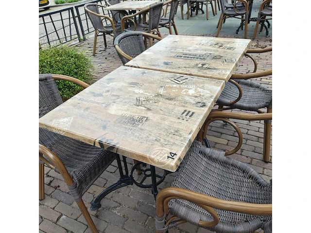 Ca. 13x terras tafels - afbeelding 1 van  6