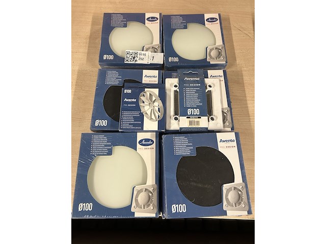 Ca. 13x ventilatie artikelen w.o. terugslagklep, awenta - afbeelding 1 van  4