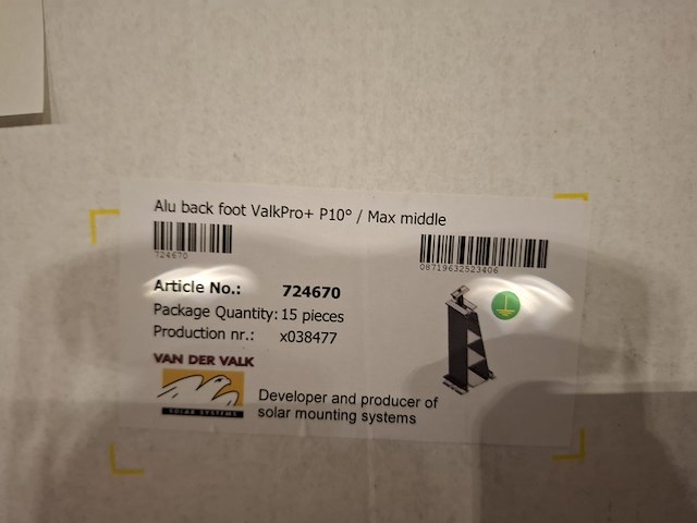 Ca. 14 doos aluminium rail montage van der valk - afbeelding 6 van  10