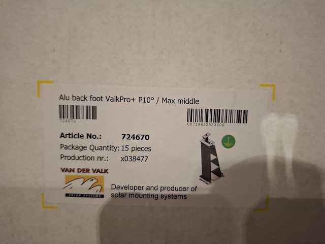 Ca. 14 doos aluminium rail montage van der valk - afbeelding 7 van  10