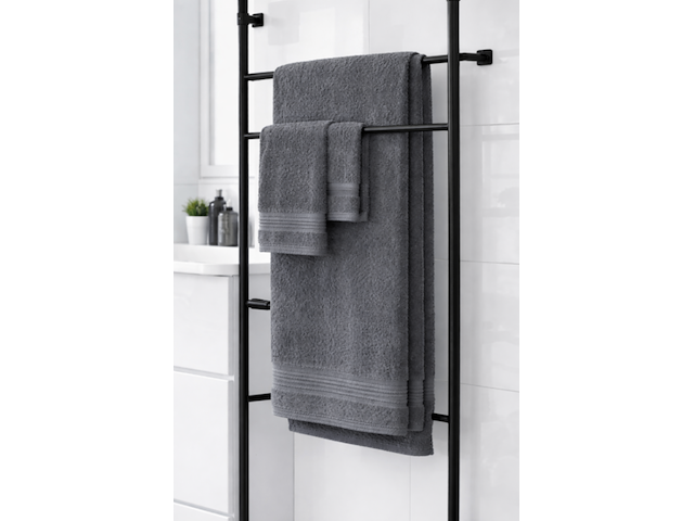 Ca. 14 handdoekenset, 3-delig lux-towels, 3-delig 600gsm , pink - afbeelding 3 van  3