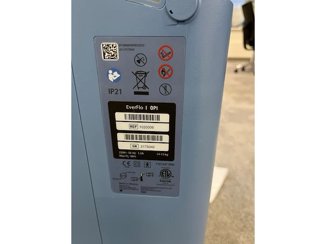 Ca. 1400x zuurstofconcentratoren, philips respironics, everflo - afbeelding 9 van  9