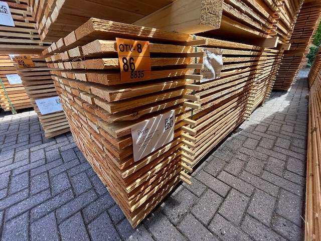 Ca. 140x douglas planken fijnbezaagd, 24x150mm, lengte 300cm - afbeelding 4 van  4
