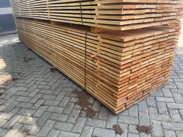 Ca. 140x douglas planken fijnbezaagd, 24x150mm, lengte 500cm - afbeelding 4 van  4
