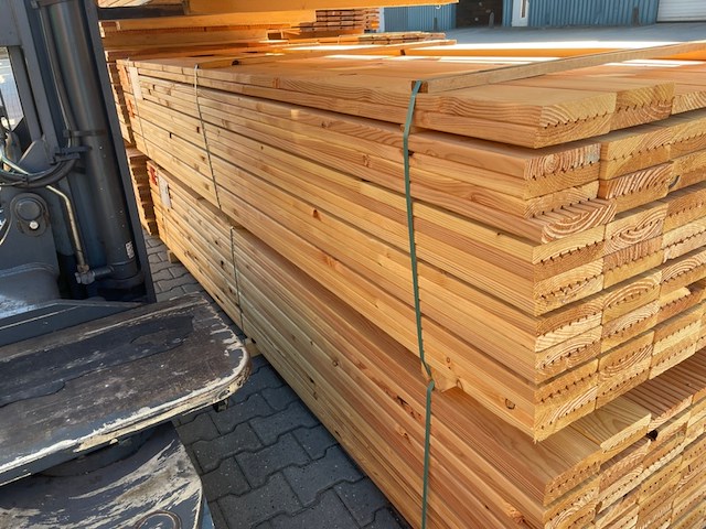 Ca. 140x douglas vlonderplanken, 25x140mm, lengte 300cm - afbeelding 2 van  3