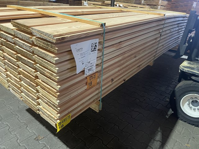 Ca. 140x douglas zweeds rabat, 21x190mm, lengte 500cm - afbeelding 4 van  4